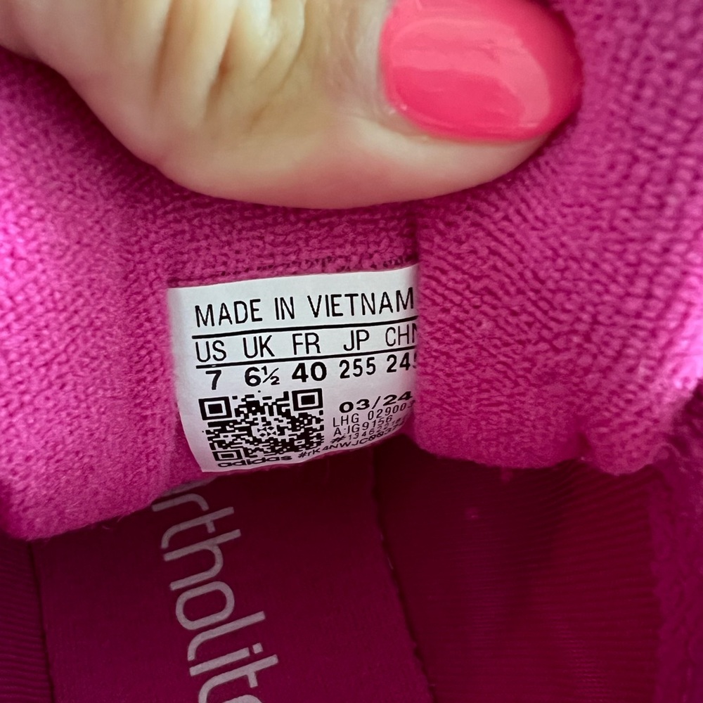 Adidas Pink Suede Sneakers - Picture 3 of 4